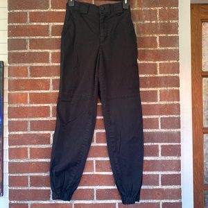 Garage Black Cargo Joggers